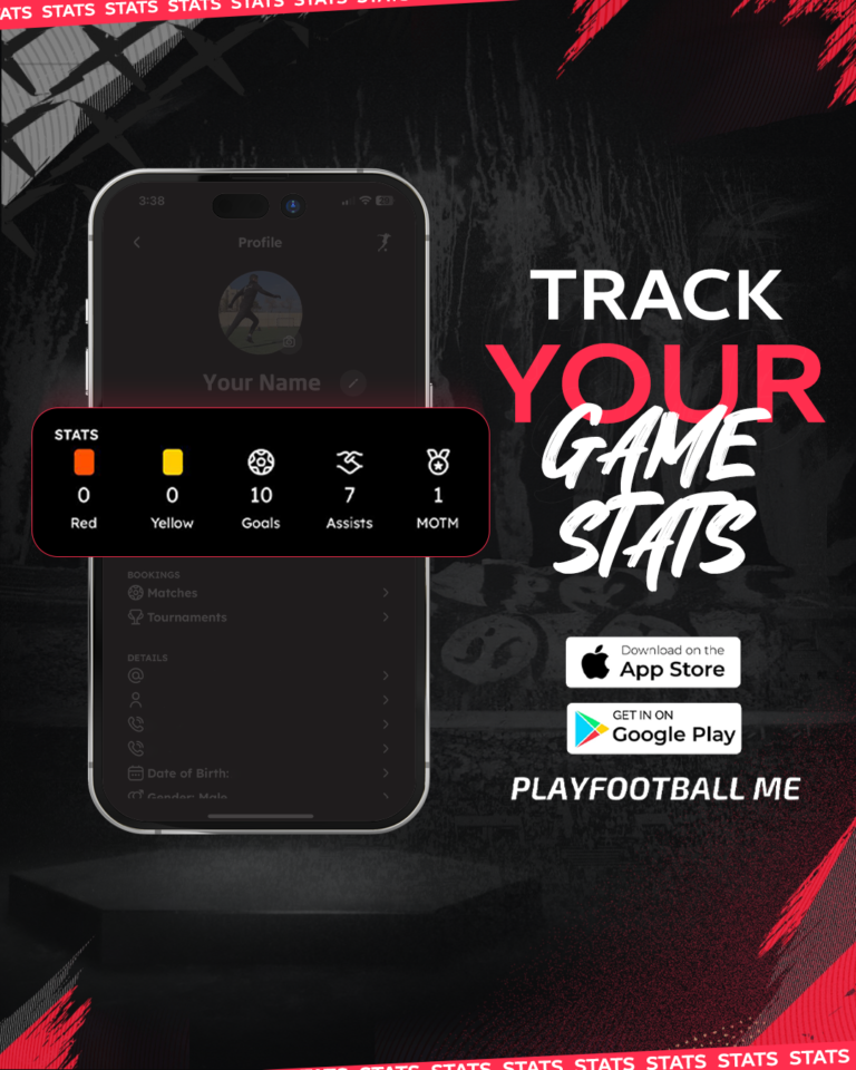 playfootball player stats tracking